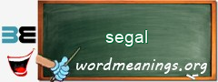 WordMeaning blackboard for segal